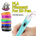 3D Printing Pen PLA Smart 3D Printing Doodle Pen Drawing Pen 3D Filament Design Painting Best for Kids Birthday Christmas Gift. 