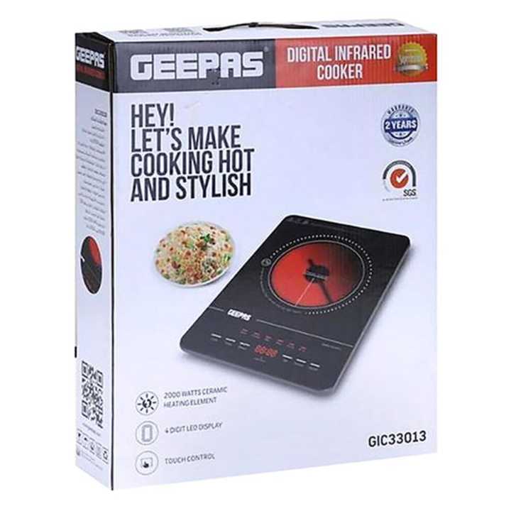 Infrared Cooker Geepas Sensor Touch 2000W GIC33013 Imported Dubai