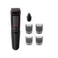 Philips Multi Groom Series 3000 6-In-1 Face And Hair 6 Tools Self-Sharpening Steel Blades Up To 60 Minutes Run Time All-In-One Trimmer. 