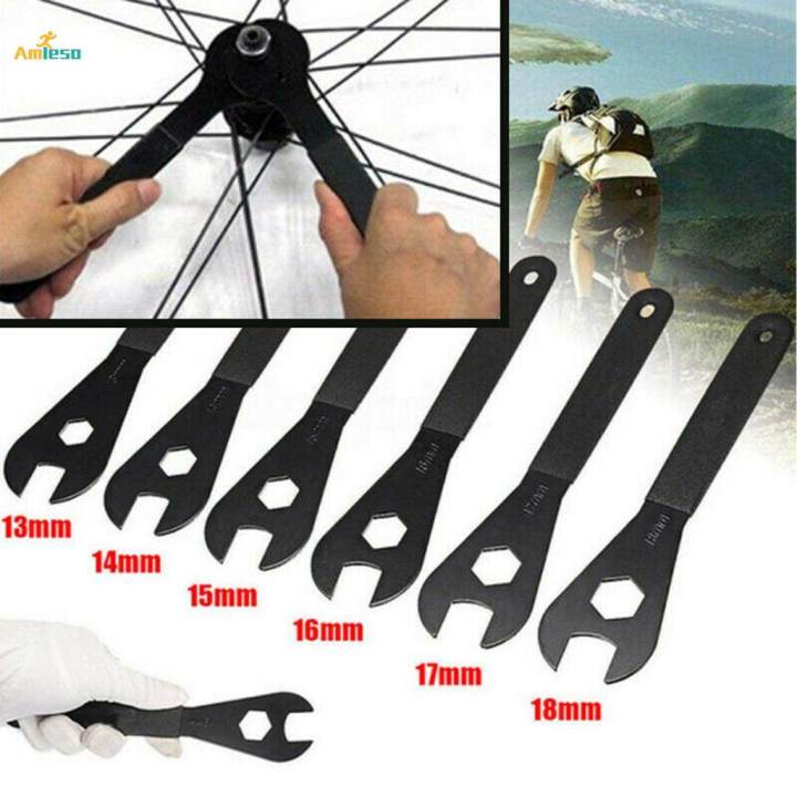 Cone Wrench Wheel Axle Pedal Spanner Repair Tool 13-19 Mm 16mm