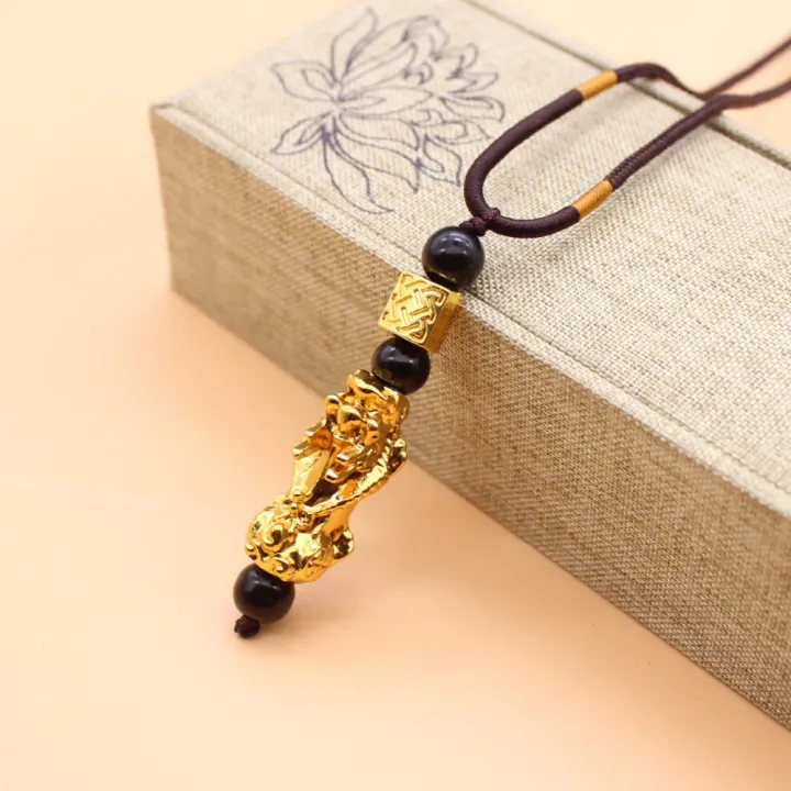 Lucky%20Charm%20Pixiu%20Necklace%20Protective%20Faith%20Pendant%20%20Color%20%20color%20Pixiu%20Pendant%20Faith%20Amulet%20Feng%20Shui%20necklace%20for%20Jewelry%20Gift%20Fashion%20Accessory%20Fashion%20Statement%20Cultural%20Heritage%20-%20Image%206