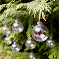Clear Plastic Ornaments Decorative Christmas Balls Clear Iridescent Decorations Plastic Christmas Ball Ornaments Fillable Ornament Ball. 