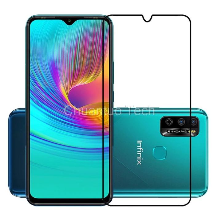 10D Premium Tempered Glass for Infinix Hot 9 Play Full Coverage Screen Protector Protective Film for Infinix Hot 9 Play