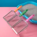 10 * 27.3 * 5cm Litter Shovel Mess-Free Metal 6 Colors Pet Litter Shovel Mineral Sand Shovel for Home Use Owners Professional. 