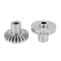 4Pcs Steel Front and Rear Axle Gear Drive Shaft Gears Set for WPL B24 B36 C14 C24 MN D90 MN99S Upgrade Parts. 
