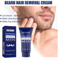 New specials EELHOE Men Hair Removal Cream Beard Shaving Cream Hair Growth Inhibitor Armpit Hair Remover Painless Permanent Depilatory Cream. 
