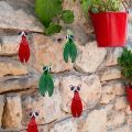 Handmade Metal Grasshopper Garden Decor  Outdoor Wall Art Garden Statues Suitable for Patio,Lawn,Tree,Backyard,Yard Decor,Wooden Fence Decorations. 
