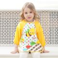 【HOT】 Cute Baby Bibs Waterproof Long Sleeve Apron Children Feeding Smock Bib Burp Painting Drawing Soft Toddler Clothing Bandana Bibs. 