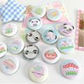 6Pcs Cute Cartoon Mini Cartoon Retro Button Badge Kawaii Kids Backpack Pencil Bag Handheld DIY Decorative Brooch Pin Accessories XIEGONG. 