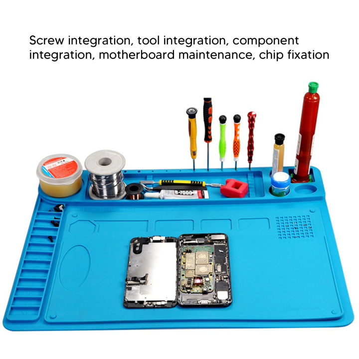 Electronics%20Silicone%20Repair%20Pad,%20Silicone%20Repair%20Mat%20Convenient%20Corrosion%20Resistant%20Humanized%20for%20PCB%20Board%20-%20Image%202