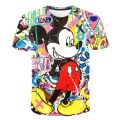 Cartoon Disney Mickey Mouse T Shirts Kids Boys and Girls 2023 New Summer Tops Tees Children Short Sleeve Cartoon Casual T-Shirts. 