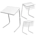 Table Mate II Folding TV Tray Table and office Table Home Table Student Study table with 6 Height and 3 Angle Adjustments the TV Tray. 