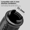 WEST BIKING Ultra Fine Fiber Leather Mountain Bike Handlebar Short/long Bike Grip Handlebar End Anti Slip Aluminum Lock. 