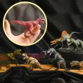 SF 2/4pcs Solid Dinosaur Model Set Kids Tyrannosaurus Triceratops Dino Toys Jurassic World Dinosaur Collection Gifts Children Dinosaur Cognition Models. 