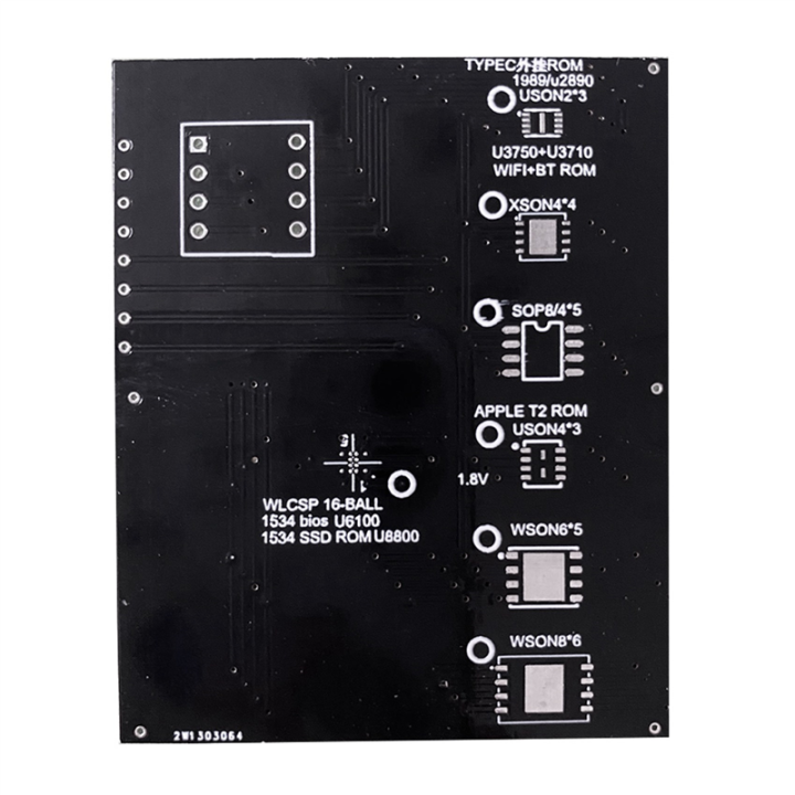 T2 Chip Read and Write Bios Socket for Air T2 Ssd Rom Typec Rom Holder ...