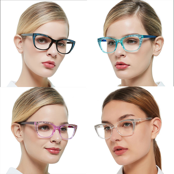 MengshanHigh%20Quality%20Reading%20Glasses%20Women%20Matte%20Material%20Leesbril%20Retro%20Cat%20Eyes%20Lesebrille%20Magnifying%20Glass%20Diopter%20+150%20+250%20to%20+600%20MARE%20AZZURO%20-%20Image%204