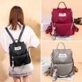 Aladdin Qiyibei Oxford Shopping Teenage Backpack Travel Casual Bag Student Scool Beg 4P3. 