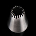 D66 #18 Open Star Icing Nozzle Piping Tip Stainless Steel Cake Decorating Tips. 