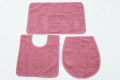3 Piece Bathroom Rug/Mat Set in Many Colours. 