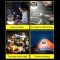 Portable Solar Camping Power Bank LED Lanterns With Remote Control Waterproof Outdoor Tent Rechargeable Flashlight ﻿. 