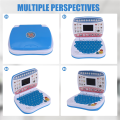 2X Learning Machine Laptop Computer Child Electronic Preschool Language Education Toys Gift Toddler Kid Blue. 