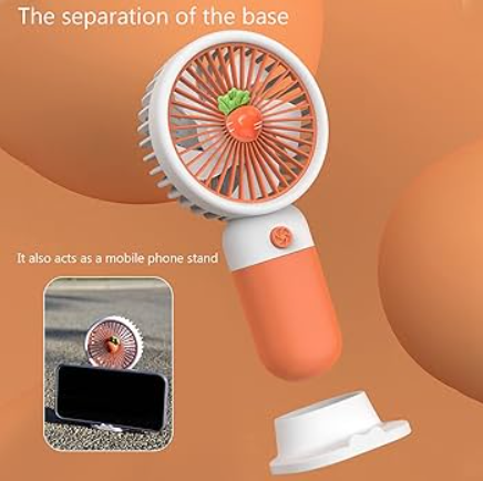 Portable Mini Fan USB Rechargeable Fan Handheld Portable Fan Desktop ...