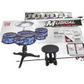 Children Kids Desktop Drum Set 3 Drums Musical Instrument Toy. 