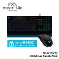 Logitech G102 Light Sync Gaming Mouse Black + Logitech G213 Prodigy Gaming Keyboard (993-020211). 
