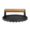 Cast Iron Round Burger Press 18cm. 