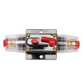 12V-24V Inline Auto Circuit Breaker 100A Manual Reset Switch Car Audio Fuse. 