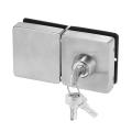 KOGEEK Entry Gate 10-12mm Glass Swing Push Sliding Door Lock with 3 Keys. 
