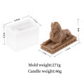 3D Silicone Plaster Epoxy For Soap Soy Polymer Festival Decor Handmade Home Gifts Resin Molds Egypt Sphinx Pyramid. 