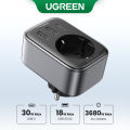 UGREEN PD 30W GaN Fast Charger AC Outlets Adapter 2 USB 1 USB-C Port Travel Plugs for iPhone 14 Xiaomi Wall Socket Power Strip Charger. 