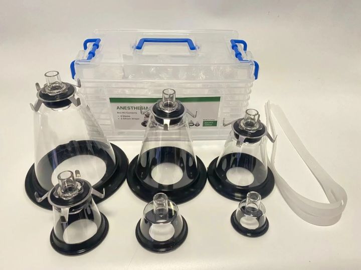 ghost mask Pet Anesthesia Mask Dogs Cats Transparency Manual Resuscitator Veterinary Anesthesia Oxygen MaskParty Games Crafts
