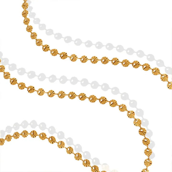 Split%20Pattern%20Titanium%20Steel%20Necklace%20Women's%20High-end%20Light%20Luxury%20All-match%2018K%20Gold%20Plating%20-%20Image%205