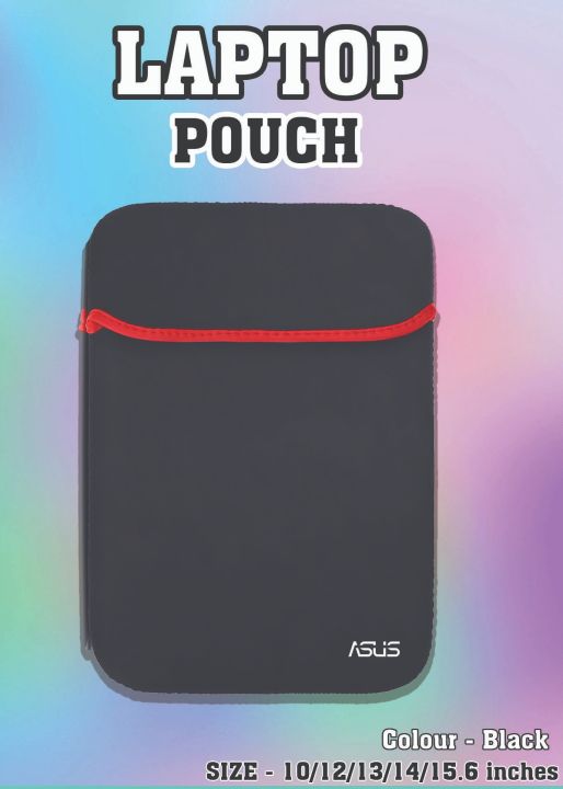 Asus%20logo%20Printed%20Black%20colour%20Reversible%20laptop%20Pouch/Sleeve%20for%2010/13/14/15.6%20Inch%20laptops%20-%20Image%202