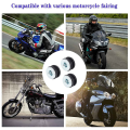 JINMY 40Pcs Motorcycle Rubber Grommets Kits Motorcycle Windshield Bolts for Fairings Rubber. 