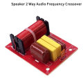 80W 2 Way Crossover Filters Module HiFi Speaker Treble Bass Dual Frequency Divider Crossover For DIY Home Video Audio Speaker MAOQIAN. 