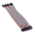 Male To Female Breadboard Jumper Wire - 20 cm - 40pcs. 