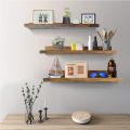 Giftgarden 24 Inch Floating Shelves Wall Mounted Set of 3, Rustic Large Wall Shelf with Picture Ledge for Bathroom Bedroom Kitchen Living Room, 3. 