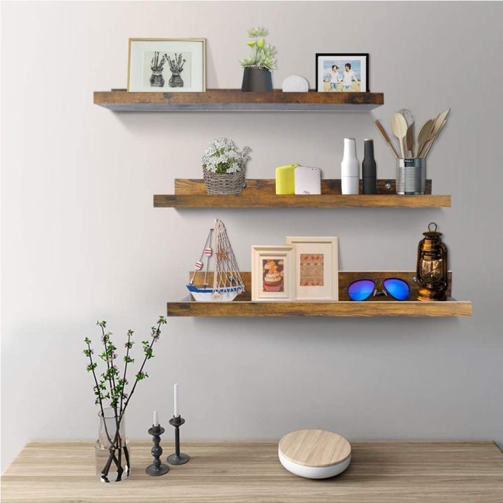Giftgarden%2024%20Inch%20Floating%20Shelves%20Wall%20Mounted%20Set%20of%203,%20Rustic%20Large%20Wall%20Shelf%20with%20Picture%20Ledge%20for%20Bathroom%20Bedroom%20Kitchen%20Living%20Room,%203%20-%20Image%205