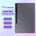 For Samsung Galaxy Tab S9 S9 Plus S9 Ultra 14.6 S8 Ultra S6 Lite 10.4 A8 A7 Lite S7 FE S8 Plus Carbon Fiber Rear Back Film. 