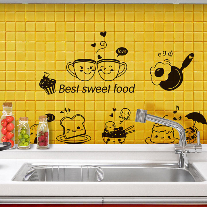 Kitchen Decor Home Decor Self-adhesive New Wall Decor Wall Stickers Waterproof