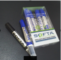 Refillable white board marker pen blue ( black and red available on request)10 pc. 