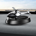 Solar Car Air Freshener Auto Interior Accessories Helicopter Propeller Car Fragrance Decoration Deodorant Perfume Diffuser Car Dashboard Solar Helicopter with Air freshener - BLACK. 