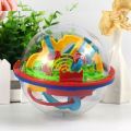 LeiyanNew 3D Puzzle Ball 100 Steps Children Challenge Obstacle Game Labyrinth Ball 3D Maze 100 Level Puzzle Balance Traine Clearance Game. 