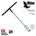 T Wrench Spanner Socket Handle - 10mm - CRV - Rubber Grip - Rhino. 