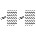 100Pc 21700 Lithium Cell Spacer Triple Battery Holder Bracket Battery Pack Bracket for DIY Fixed Battery 21.7mm Hole Dia. 