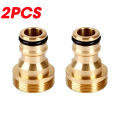 1/2/5PCS Universal Tap Kitchen Adapters Brass Faucet Tap Connector Mixer Hose Adaptor Basin Fitting Garden Tools. 