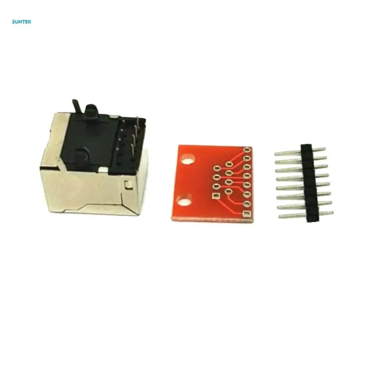 3x8 Pins Connector PCB and Breakout Board Kit for Check Ethernet Not Weld